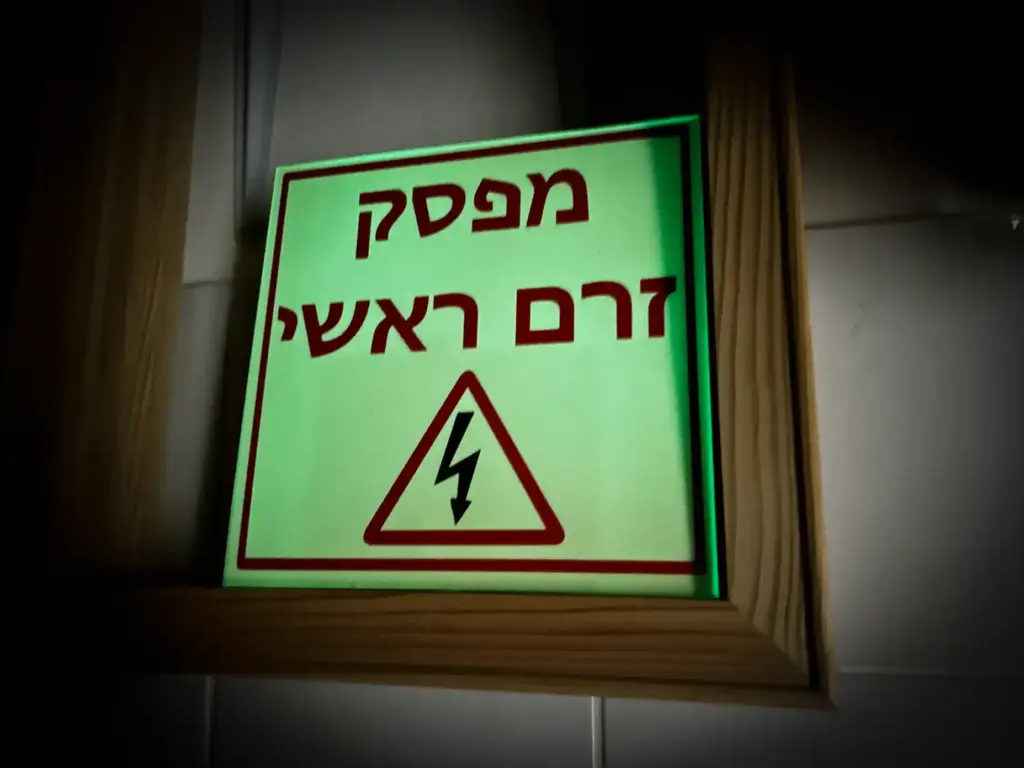 הדפסת שלטי זהירות מקצועית – שלטים עם מחזירי אור