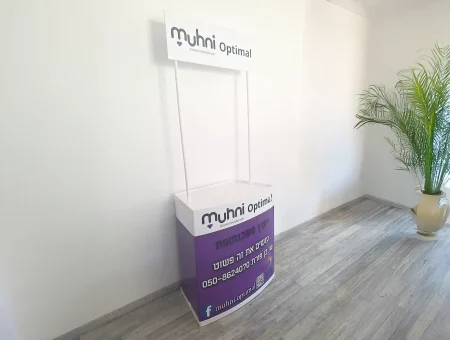 דלפקי מכירה ניידים עם שטח פרסום מודפס